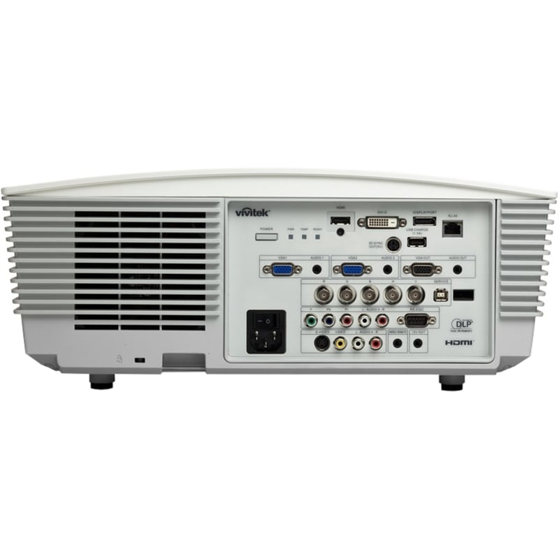 Vivitek D5110W 3D Ready DLP Projector - 16:10 - White - Thumbnail 4