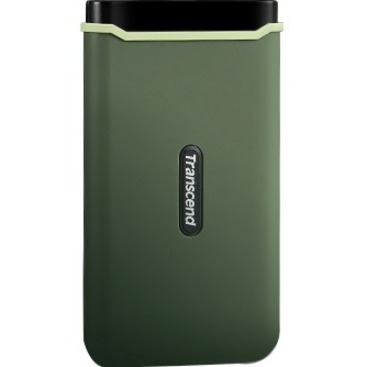 Transcend 1 TB Portable Solid State Drive - External - Military Green - Thumbnail 4