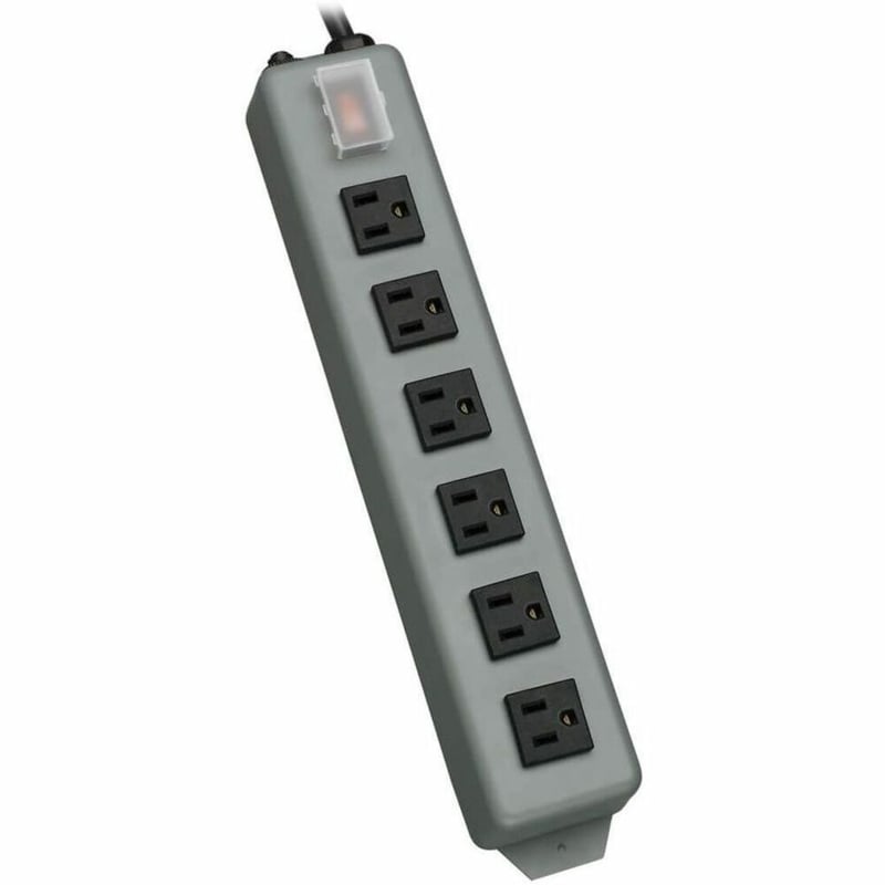 Tripp Lite by Eaton Industrial Power Strip 6 Right-Angle Outlets 15 ft. (4.6 m) Cord Mounting Tabs
