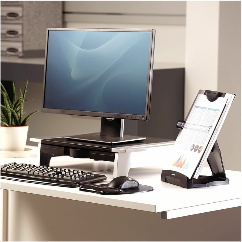 Office Suites Desktop Copyholder with Memo Board - Thumbnail 5