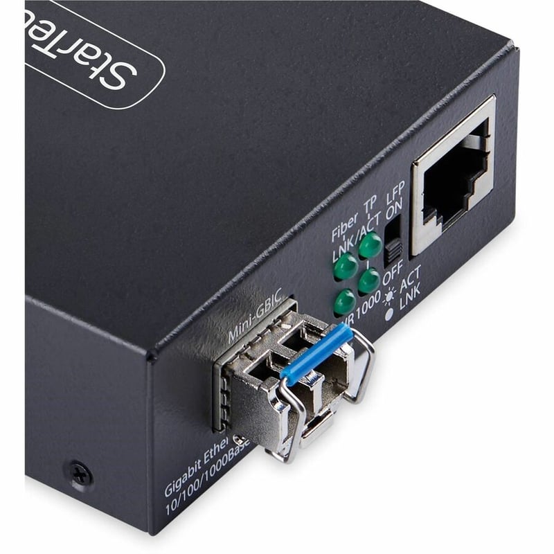 GIGABIT SM LC MEDIA CONVERTER 20 KM (12.4 MI) 10/100/1000 MBPS - Thumbnail 4