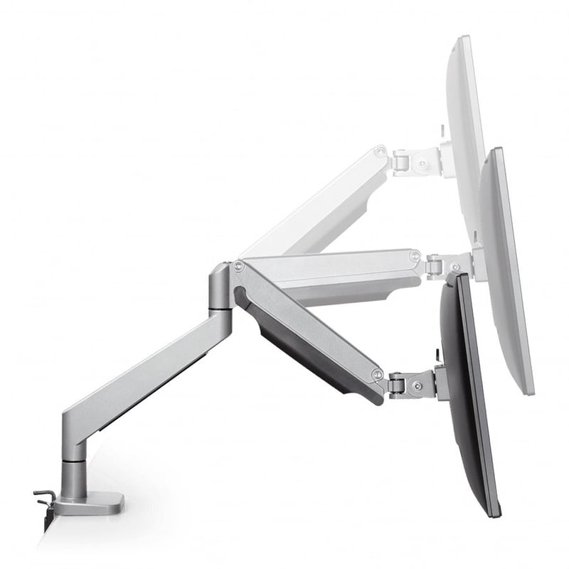HAT Envoy ENVOY-1 Desk Mount for Monitor - Silver - Thumbnail 2