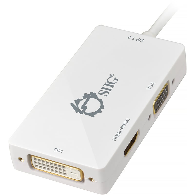 SIIG Mini DisplayPort 1.2 to 4K HDMI/DVI/VGA Conversion Adapter - Thumbnail 4