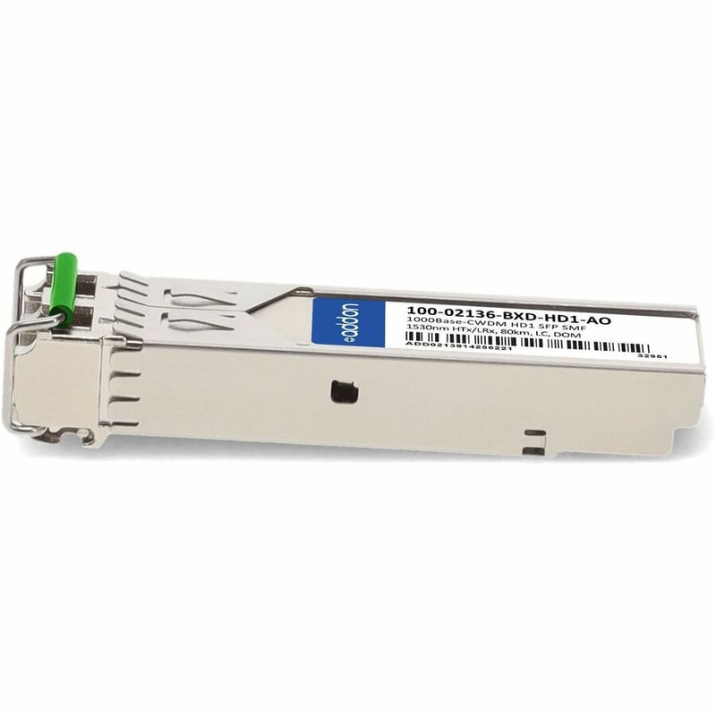 AddOn Calix® 100-02136-BXD-HD1 Compatible TAA 1000Base-CWDM HD1 SFP Transceiver (SMF, 1530nm HTx/LRx, 80km, LC, DOM) - Thumbnail 2