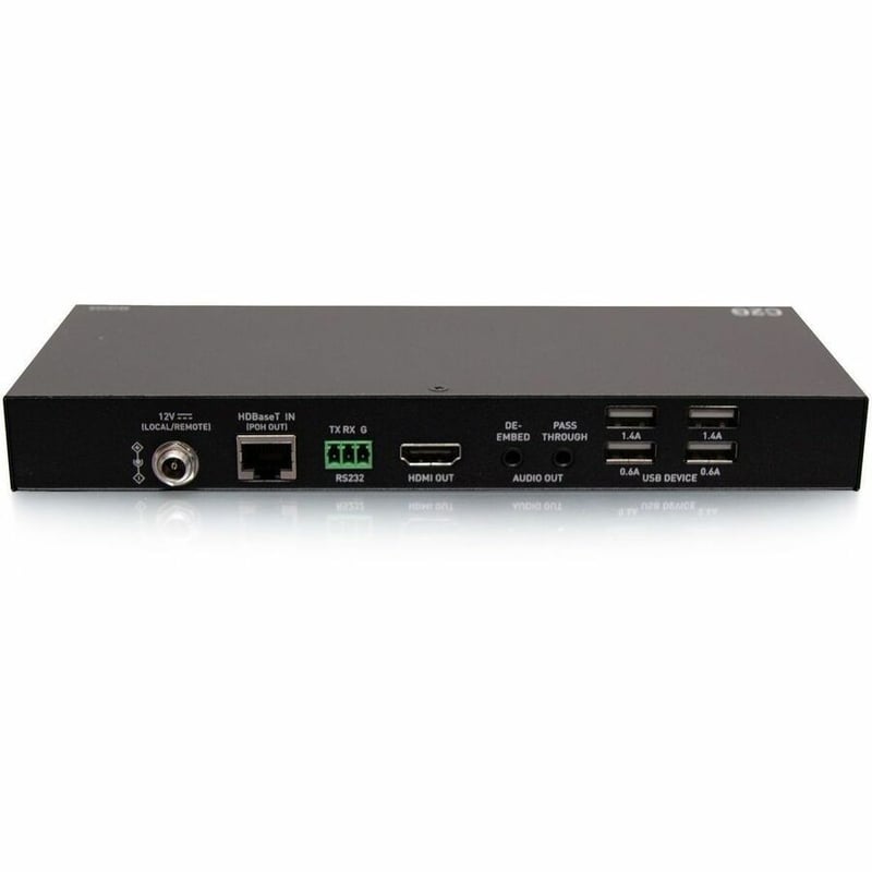 C2G HDBaseT HDMI Extender + 3.5mm, RS232, USB B to A, and IR over Cat - HDMI Transmitter Box to Reciever Box - 4K 60Hz - Thumbnail 5