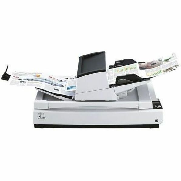 Ricoh fi-7700 Large Format Flatbed/ADF Scanner - 1200 dpi Optical - TAA Compliant - Thumbnail 4
