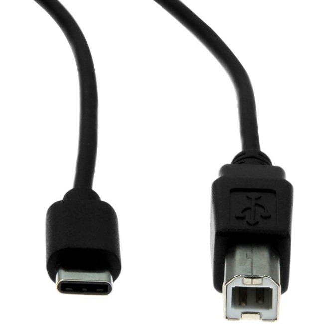 Rocstor Premium USB-C to USB-B Cable (3ft) - M/M - USB 2.0 - USB Type-C Male to USB Type-B Male Cable Gen - USB Cable for Printer, Scanner, Hard Drive, Tablet, Ultrabook, Computer, Smartphone, or other compatible Peripherals - 60 MB/s - 3 ft 1m- 1 Pack - Thumbnail 1