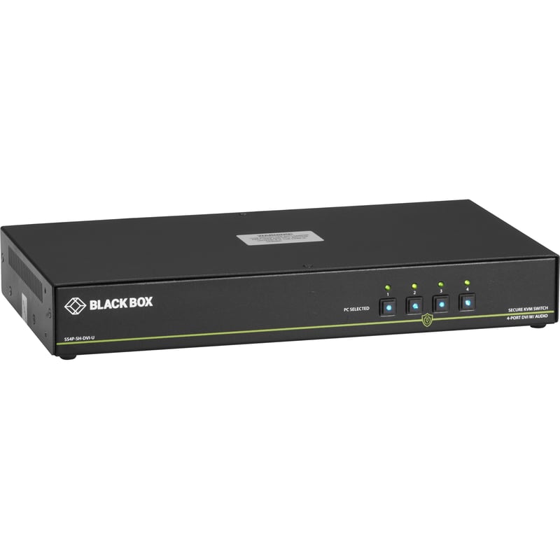 Black Box NIAP 3.0 Secure 4-Port Single-Head DVI-I KVM Switch - Thumbnail 1