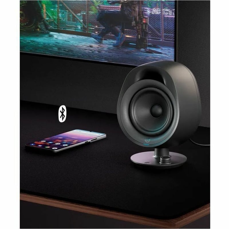 SteelSeries Arena 3 2.0 Bluetooth Speaker System - Black - Thumbnail 3