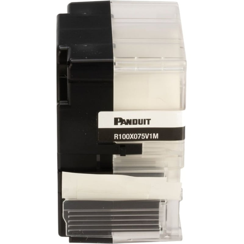 Panduit PXE R100X075V1M MP Printer Turn-Tell Label, Vinyl, White, 0.75"x1" , 0.25"POH - Thumbnail 4