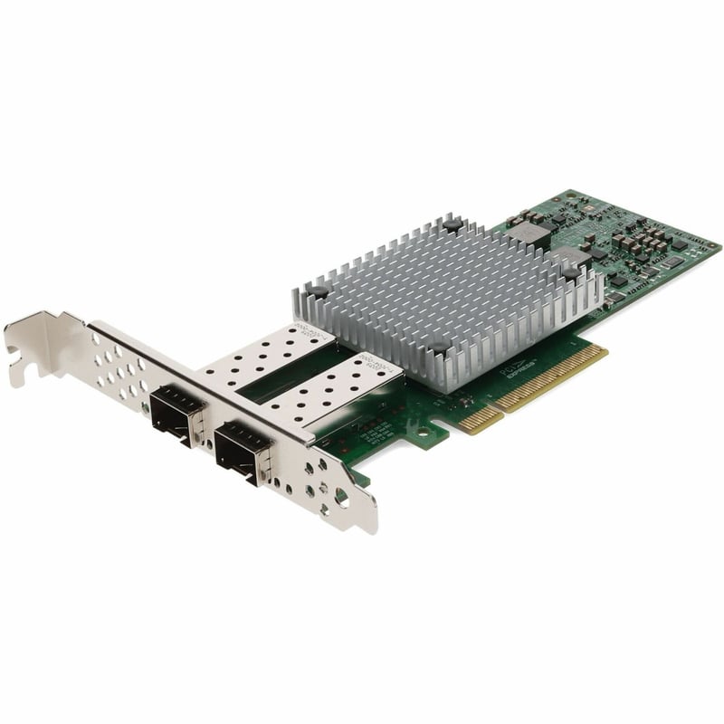 AddOn 10Gbs Dual Open SFP+ Port PCIe 3.0 x8 Network Interface Card w/ISCSI Initiator - Thumbnail 1