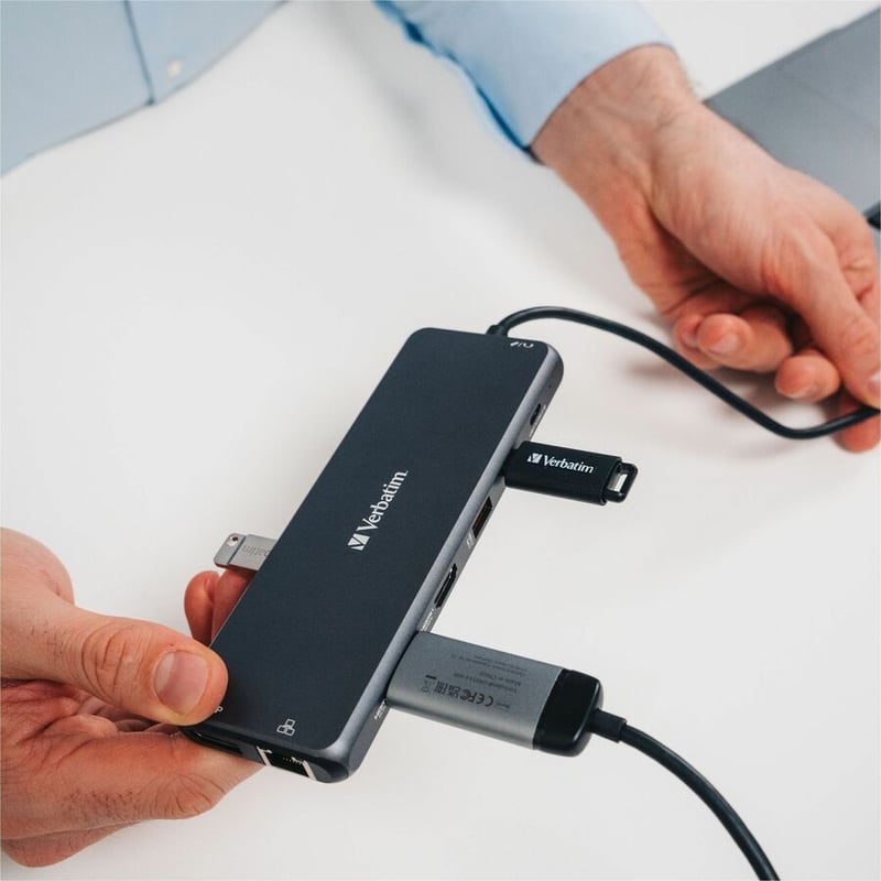 Verbatim USB-C Pro Multiport Hub CMH 13 - 13 Ports - Thumbnail 4