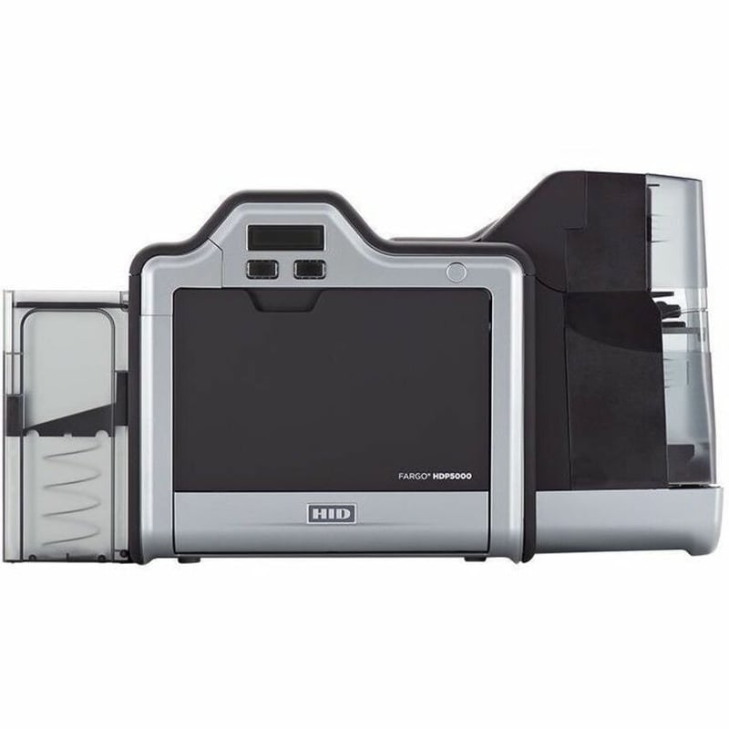 Fargo HDP5000 Single Sided Desktop Dye Sublimation/Thermal Transfer Printer - Color - Card Print - Ethernet - USB - TAA Compliant - Thumbnail 2