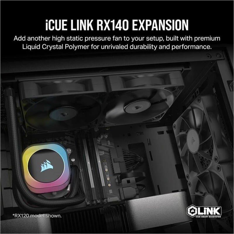 CORSAIR RX SERIES ICUE LINK RX140 140MM FAN SINGLE PACK CORSAIR