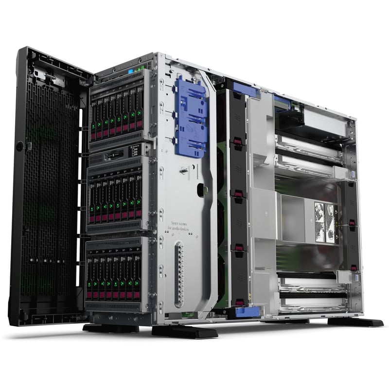 HPE ProLiant ML350 G10 4U Tower Server - 1 Xeon Gold 5218 2.30 GHz - 32 GB RAM - 12Gb/s SAS Controller - Thumbnail 2