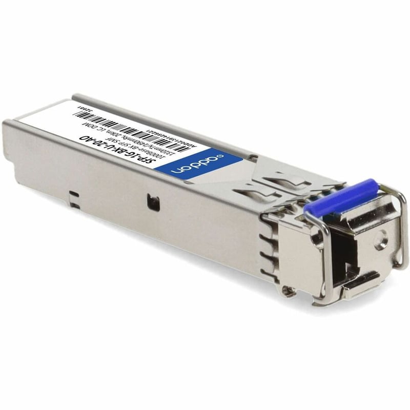 AddOn MSA and TAA Compliant 1000Base-BX SFP Transceiver (SMF, 1310nmTx/1490nmRx, 20km, LC, DOM) - Thumbnail 3