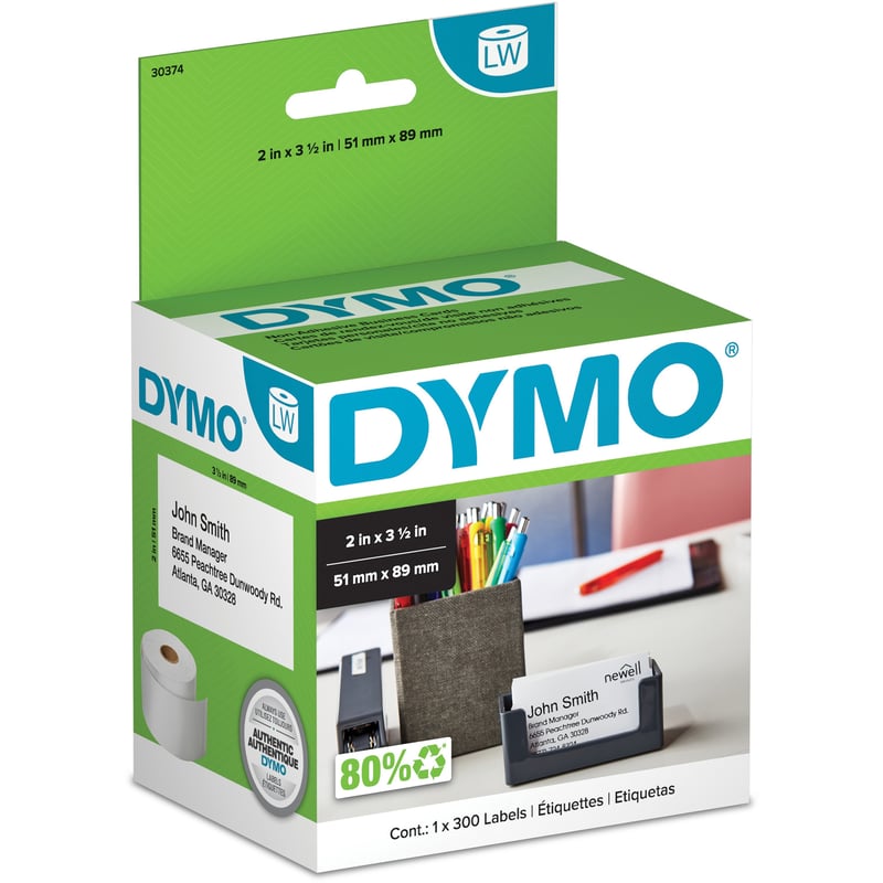 DYMO LABELWRITER NON-ADHESIVE BUSINESS CARD LABELS - Thumbnail 1