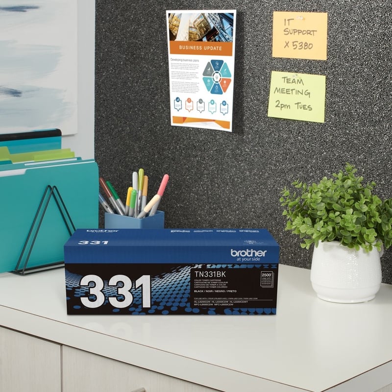 Brother Genuine TN331BK Black Toner Cartridge - Thumbnail 4