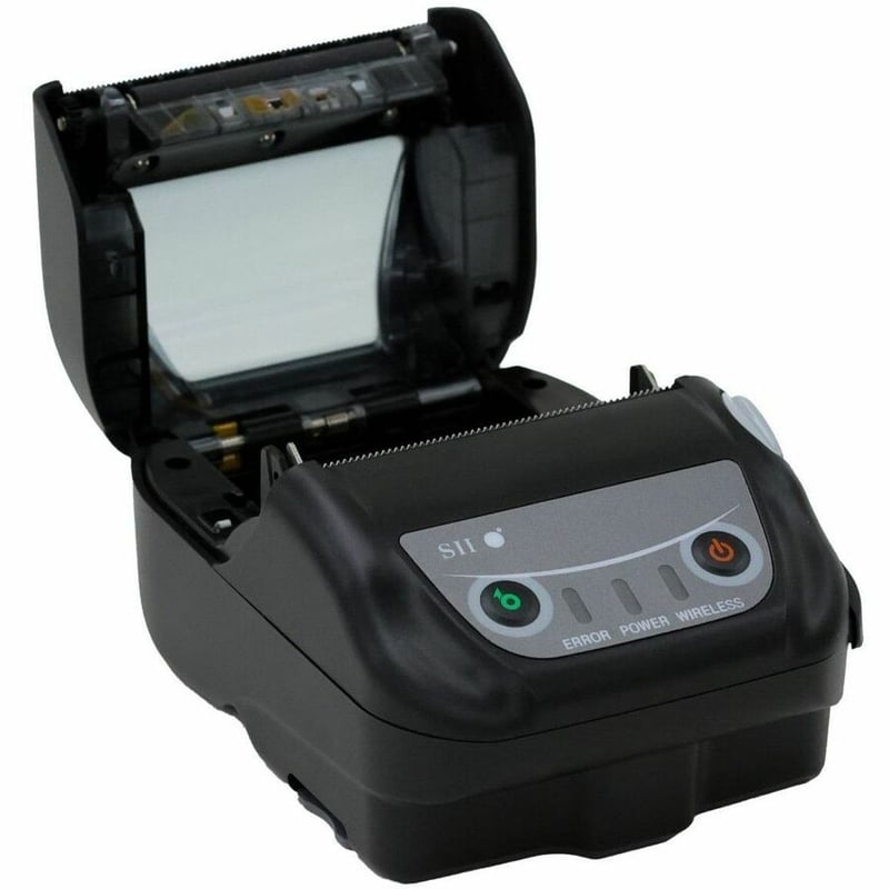 Seiko MP-B21L Mobile, Measuring Device, Medical Equipment, Healthcare, Food Service, PDA Direct Thermal Printer - Monochrome - Portable - Label/Receipt Print - USB - Bluetooth - Wireless LAN - Battery Included - With Cutter - Thumbnail 2