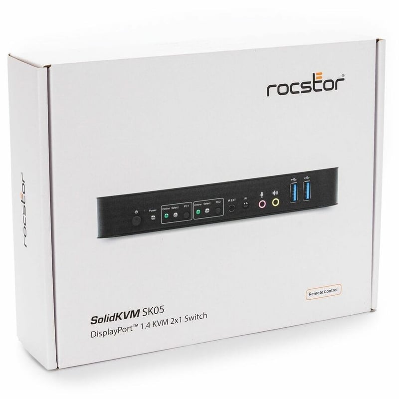 2X1 KVM SWITCH SOLIDKVM SK06 4K HDMIUSB 3.0KVM - Thumbnail 5