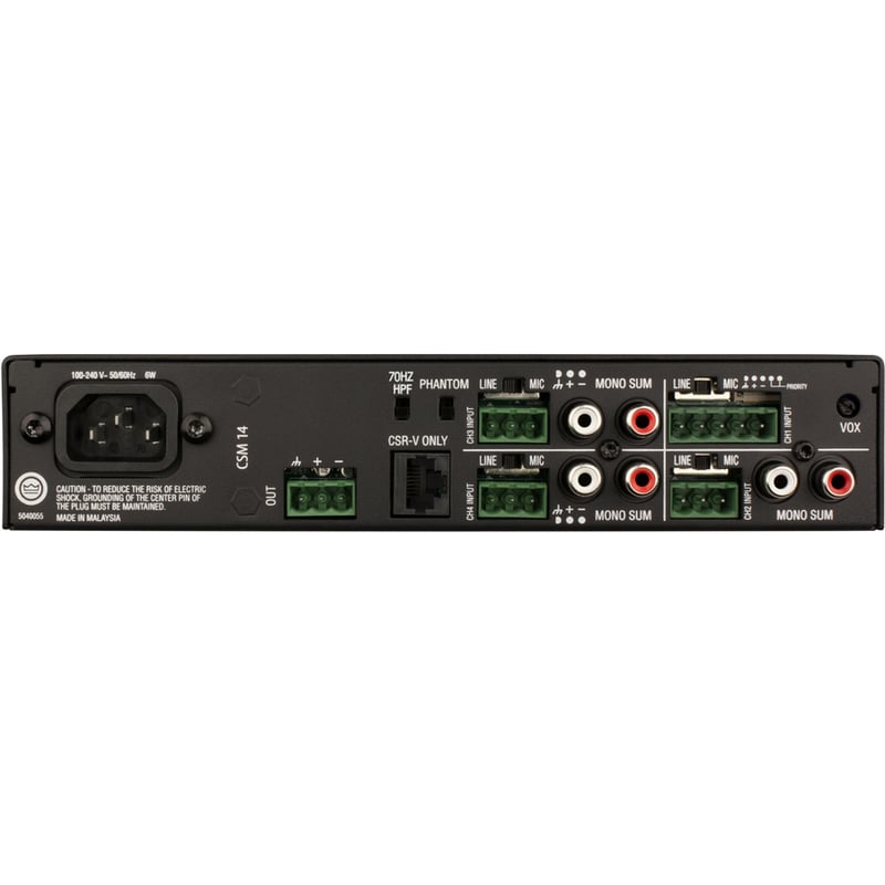 JBL Commercial CSM 14 Audio Mixer - Thumbnail 2