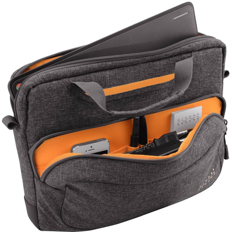 Higher Ground Flak Jacket Plus 3.0 Carrying Case for 15" Apple Macbook, Microsoft Surface Pro, Chromebook - Gray - Thumbnail 2