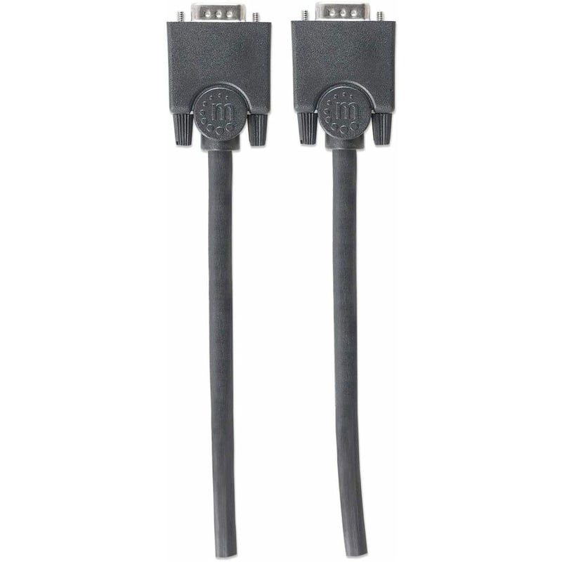 Manhattan SVGA HD15 Male to HD15 Male Monitor Cable, 10', Black - Thumbnail 5