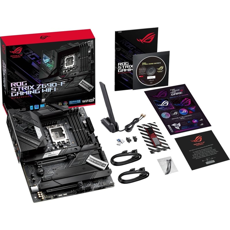 Asus ROG Strix Z690-F GAMING WIFI Desktop Motherboard - Intel Z690 Chipset - Socket LGA-1700 - Intel Optane Memory Ready - ATX - Thumbnail 5