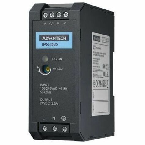 48 VDC DIN RAIL PS D22 DIN RAIL A/D 100-240V 60W 48V - Thumbnail 3