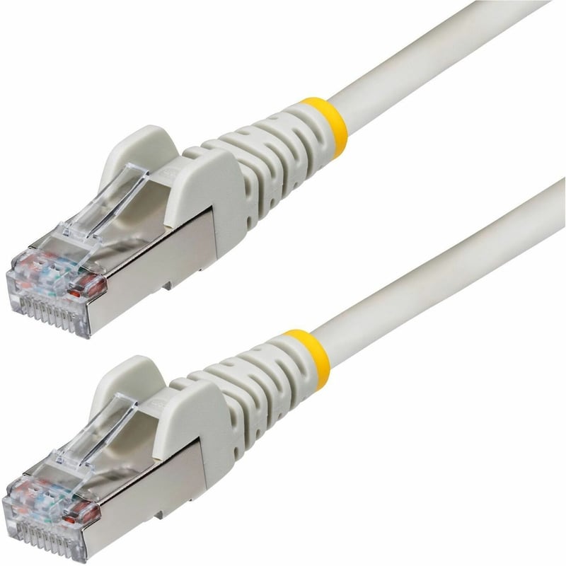 CAT6A ETHERNET CABLE - GRAY 10GBE S/FTP LSZH 100W POE - Thumbnail 1