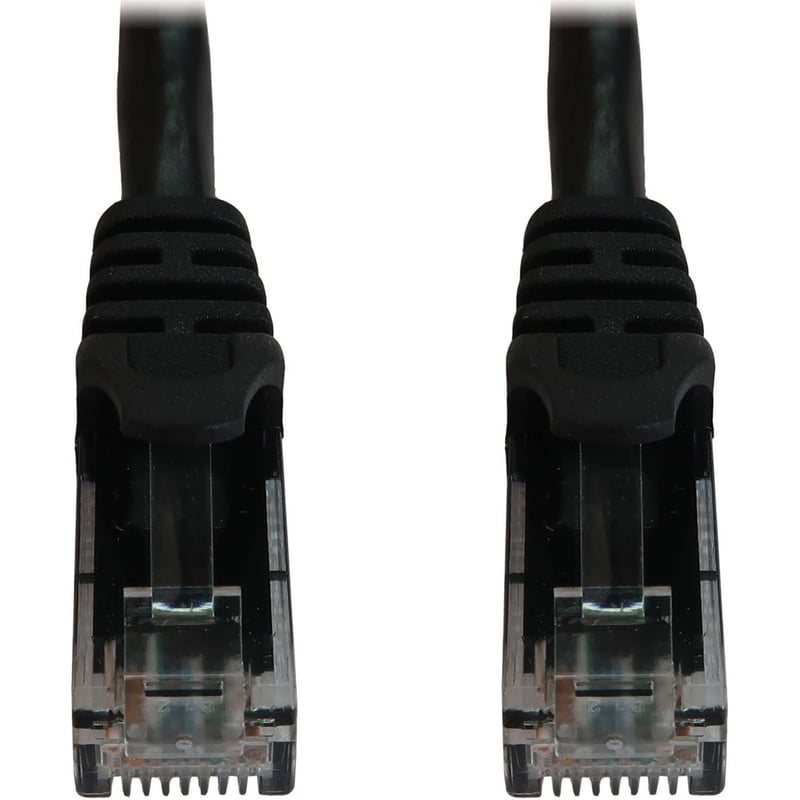 Eaton Tripp Lite Series Cat6a 10G Snagless Molded UTP Ethernet Cable (RJ45 M/M), PoE, Black, 2 ft. (0.6 m) - Thumbnail 2
