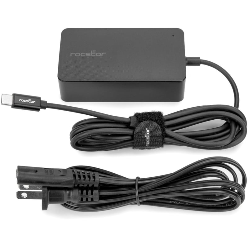 Rocstor 65W Smart USB-C Laptop Power Adapter Charger - Thumbnail 1