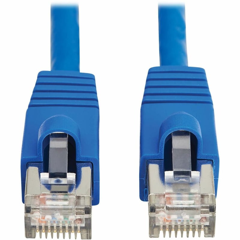 Eaton Tripp Lite Series Cat8 40G Snagless SSTP Ethernet Cable (RJ45 M/M), PoE, Blue, 12 ft. (3.7 m) - Thumbnail 5
