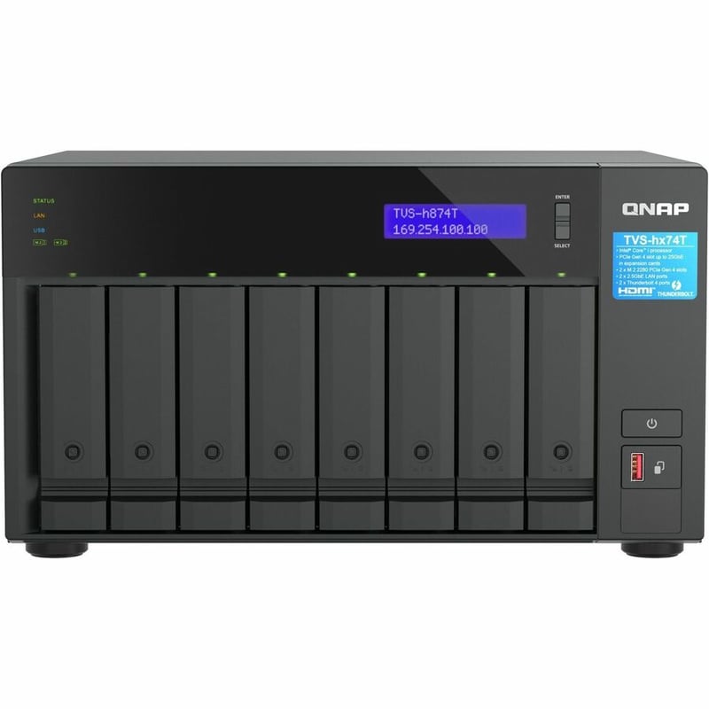 QNAP TVS-h874T-i7-32G NAS Storage System - Thumbnail 2