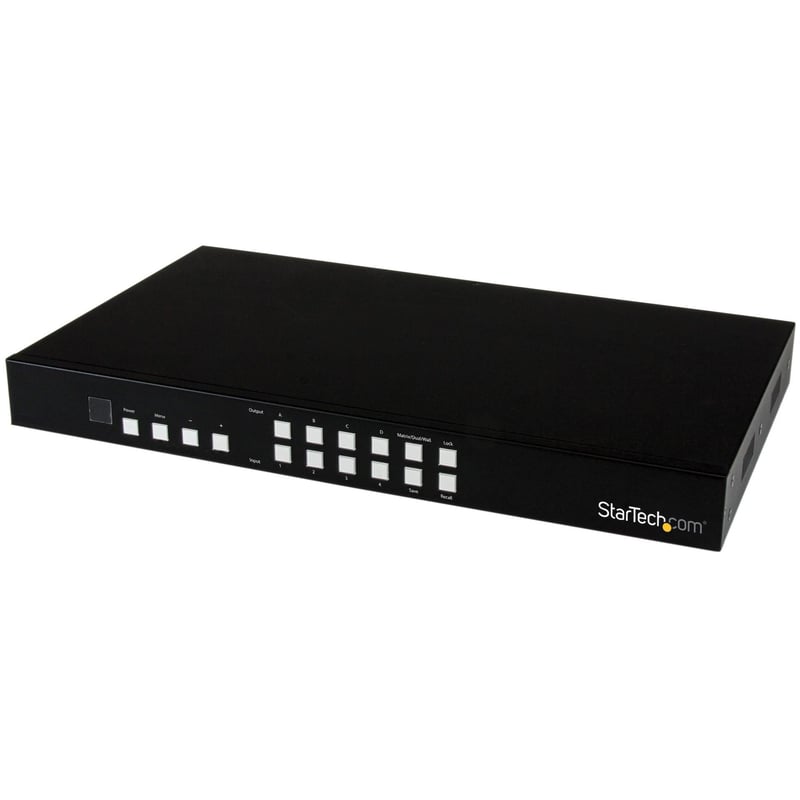 StarTech.com 4x4 HDMI Matrix Switch with Picture-and-Picture Multiviewer or Video Wall - Thumbnail 1