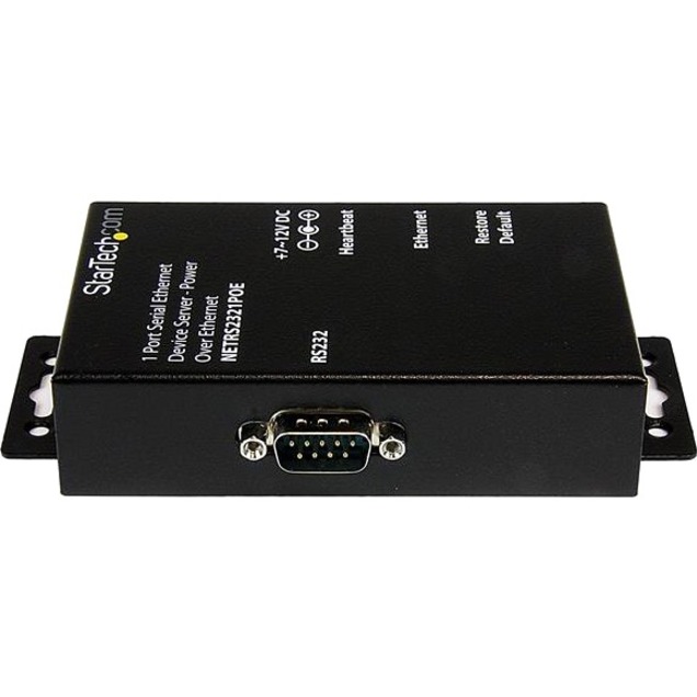 StarTech.com Serial Ethernet device server - 1 port - power over Ethernet - PoE