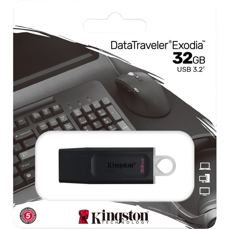 Kingston DataTraveler Exodia 32GB USB 3.2 (Gen 1) Flash Drive