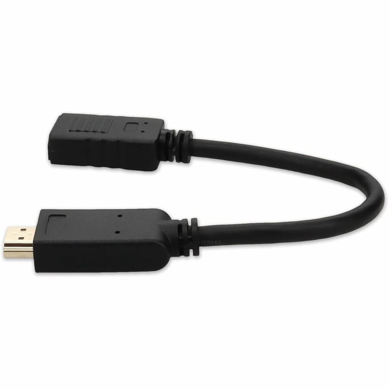 8IN F/M DISPLAYPORT/HDMI BLACK CABLE 4K 30HZ - Thumbnail 2