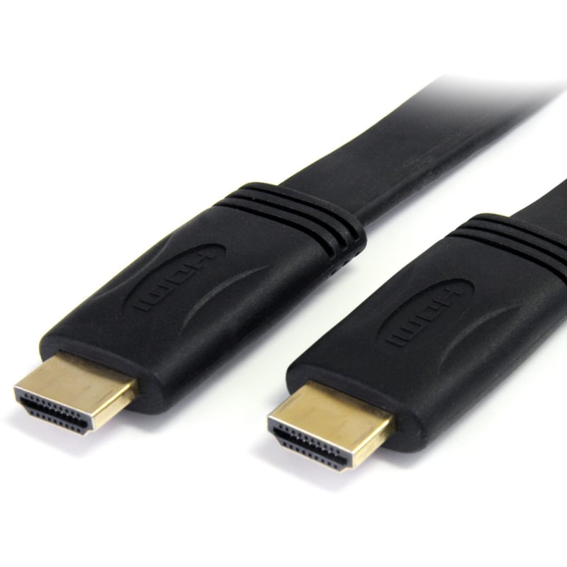 StarTech.com 15 ft Flat High Speed HDMI Cable with Ethernet - Ultra HD 4k x 2k HDMI Cable - HDMI to HDMI M/M - Thumbnail 1