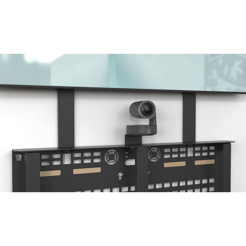 Heckler Design Wall Mount for Video Conferencing System, PTZ Camera, Video Conferencing Camera - Black Gray - Thumbnail 4