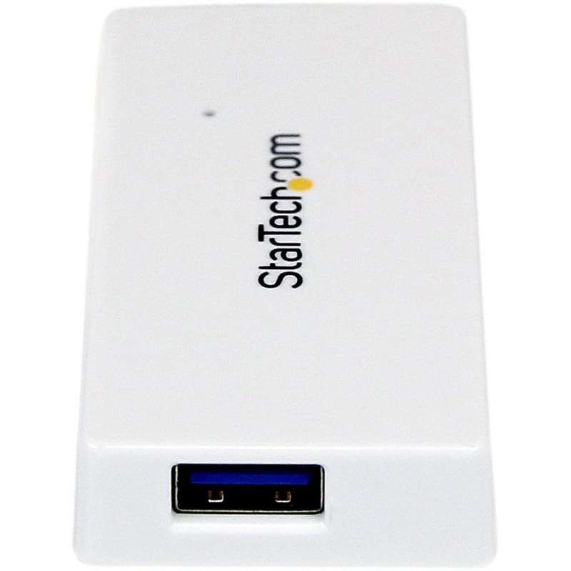 StarTech.com Portable 4 Port SuperSpeed Mini USB 3.0 Hub - 5Gbps - White - Thumbnail 4