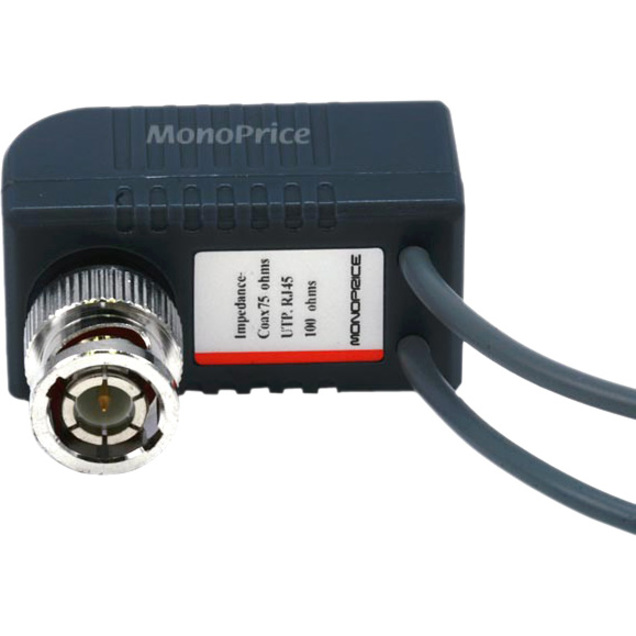 Monoprice 1 Channel Passive CCTV BALUN - Video/Audio/Power over Cat5 - Thumbnail 3
