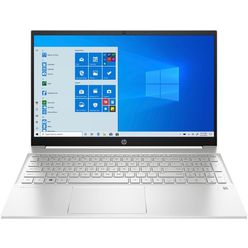 HP Pavilion 15-eg0032nr 15.6" Touchscreen Notebook - Full HD - Intel Core i5 11th Gen i5-1135G7 - 8 GB - 256 GB SSD - English Keyboard - Ceramic White - Thumbnail 2