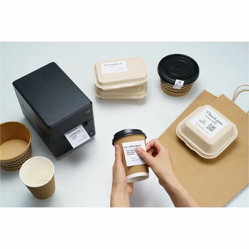 Star Micronics TSP143IVUW Direct Thermal Printer - Plain Paper Print - USB - Wireless LAN - US - With Cutter - Thumbnail 5