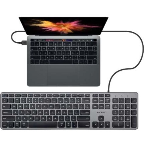 Macally UCZKEYHUBACSG Keyboard - Thumbnail 2