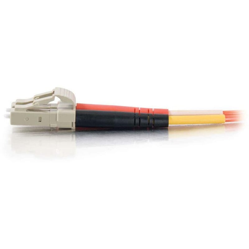 C2G-15m LC-LC 62.5/125 OM1 Duplex Multimode Fiber Optic Cable (Plenum-Rated) - Orange - Thumbnail 3
