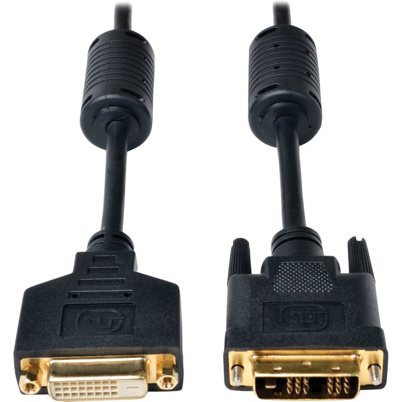 Eaton Tripp Lite Series DVI Single Link Extension Cable, Digital TMDS Monitor Cable (DVI-D M/F), 6 ft. (1.83 m) - Thumbnail 1