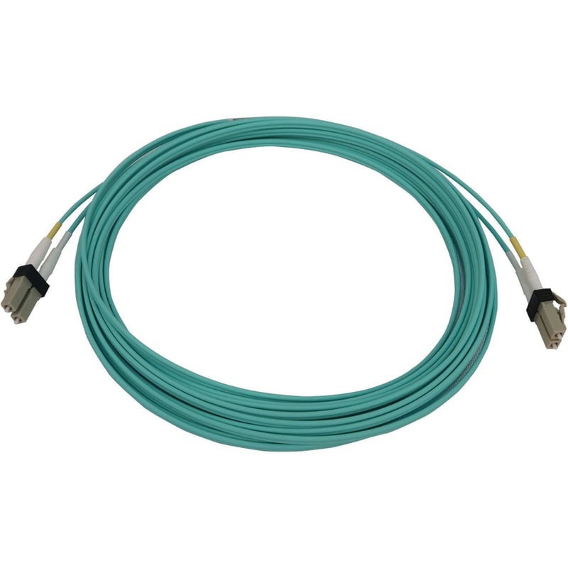 Eaton Tripp Lite Series 400G Multimode 50/125 OM3 Switchable Fiber Optic Cable (Duplex LC-PC M/M), LSZH, Aqua, 6 m (19.7 ft.) - Thumbnail 2