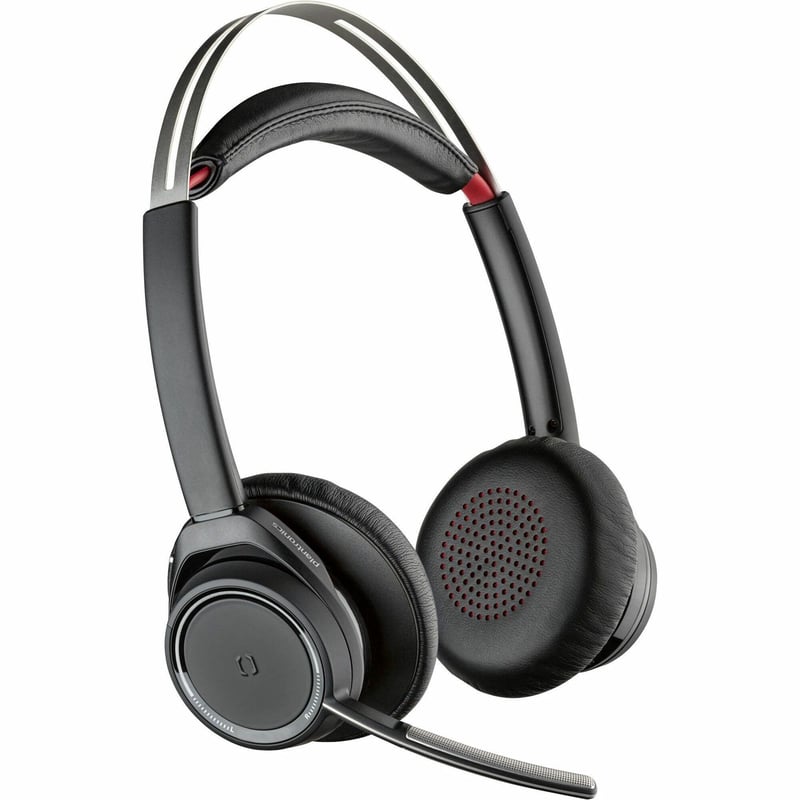 Poly Voyager Focus B825 USB-A With Charge Stand Headset - Thumbnail 1