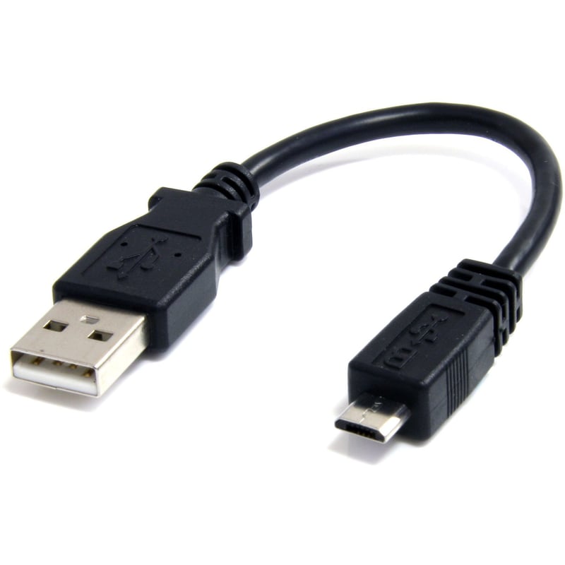 StarTech.com 6in Micro USB Cable - A to Micro B - Thumbnail 1